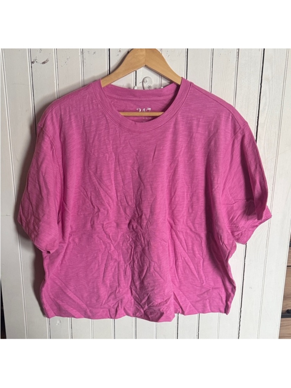 Maurices 24/7 T-Shirt Pink Size XXL